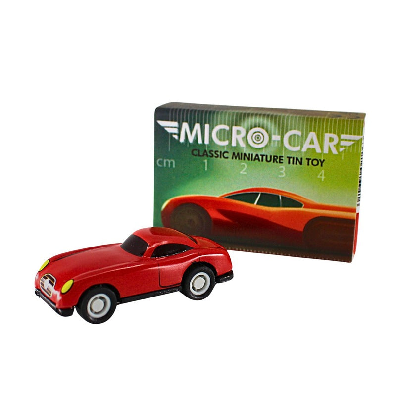 House Of Marbles Micro Tin Car 213265 red with box