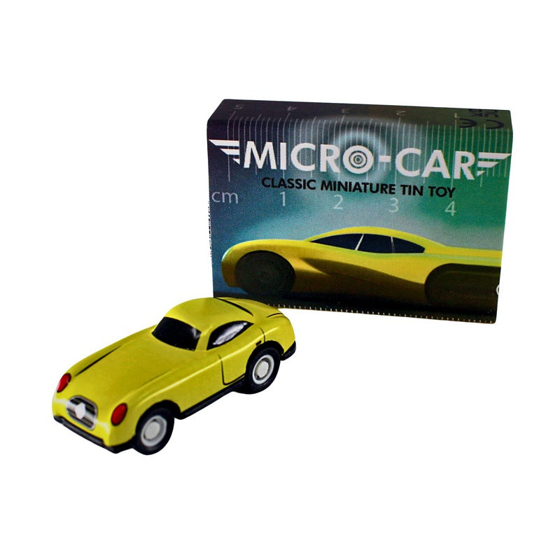 House Of Marbles Micro Tin Car 213265 yellow with box