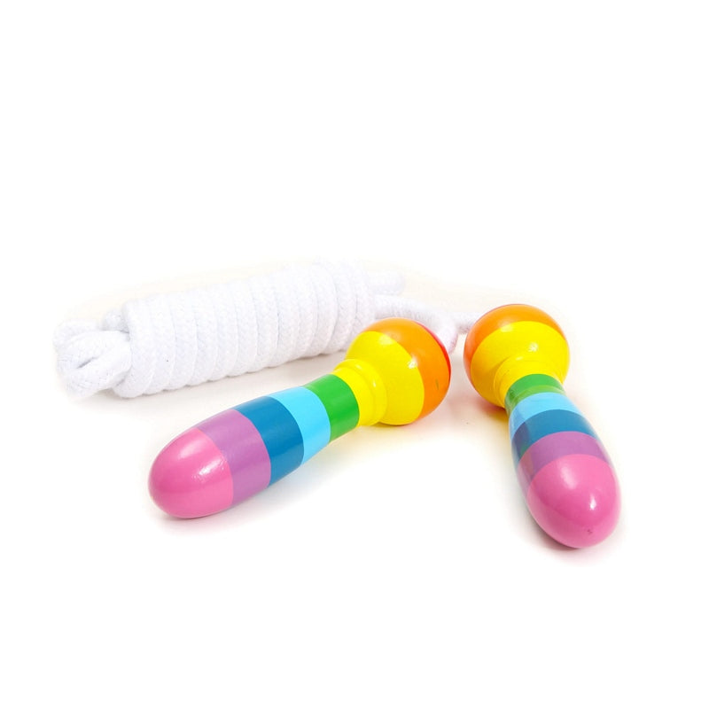 House Of Marbles Rainbow Skipping Rope 213055 flat