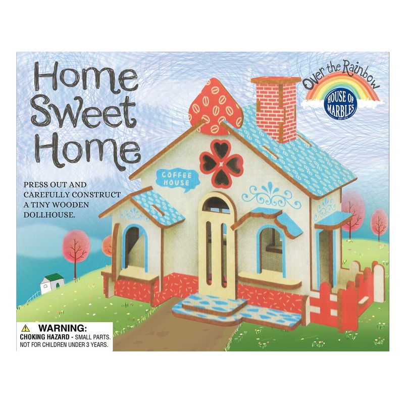 House Of Marbles Wooden Home Sweet Home Construction Kit 220223 Coffee House Package