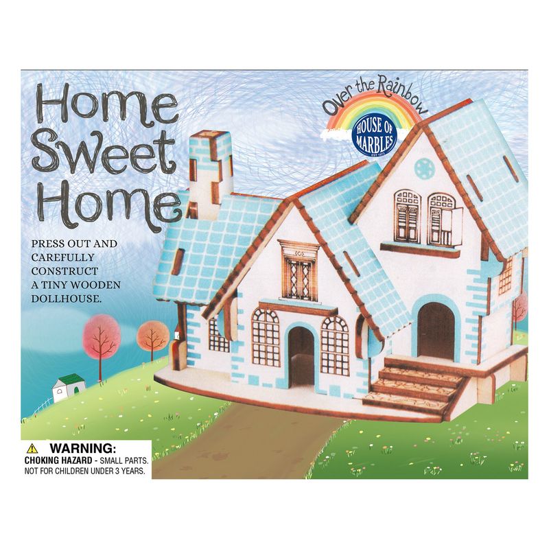 House Of Marbles Wooden Home Sweet Home Construction Kit 220223 Ivory Manor Package