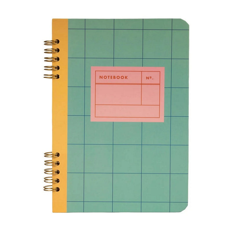 Inkerie Spiral Bound A5 Notebook INK24-A-F green