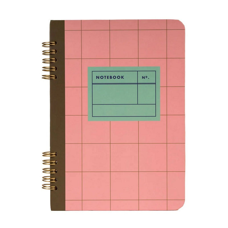 Inkerie Spiral Bound A5 Notebook INK24-A-F pink
