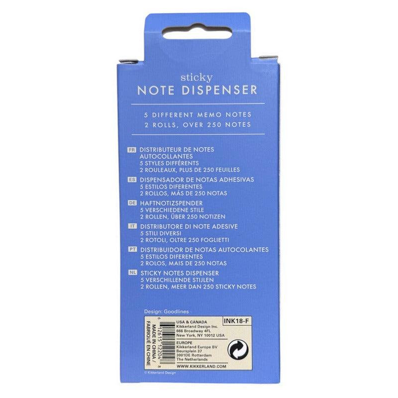 Inkerie Sticky Note Dispenser INK18-F box rear