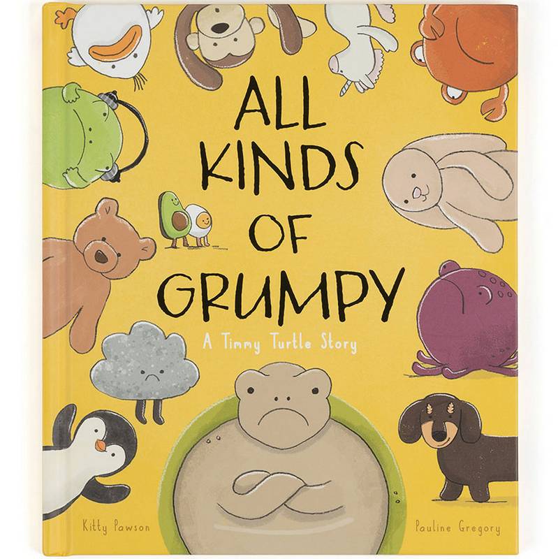 Jellycat All Kinds of Grumpy Book BK4AKG front