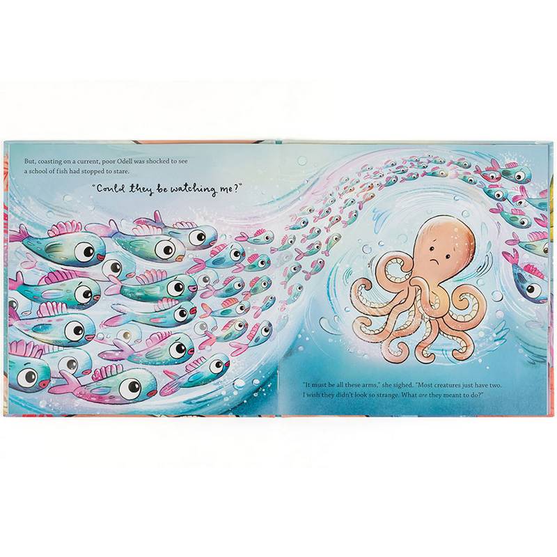 Jellycat Odell's Amazing Arms Book BK4OAA inside 2