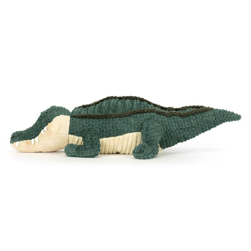 Jellycat Soft Toys Allexi Alligator ALL2GAT left side
