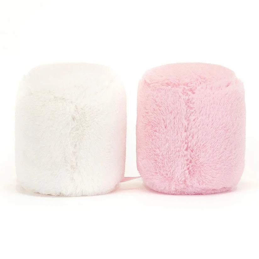 Jellycat Soft Toys Amuseable Pink & White Marshmallows A6MPWN rear