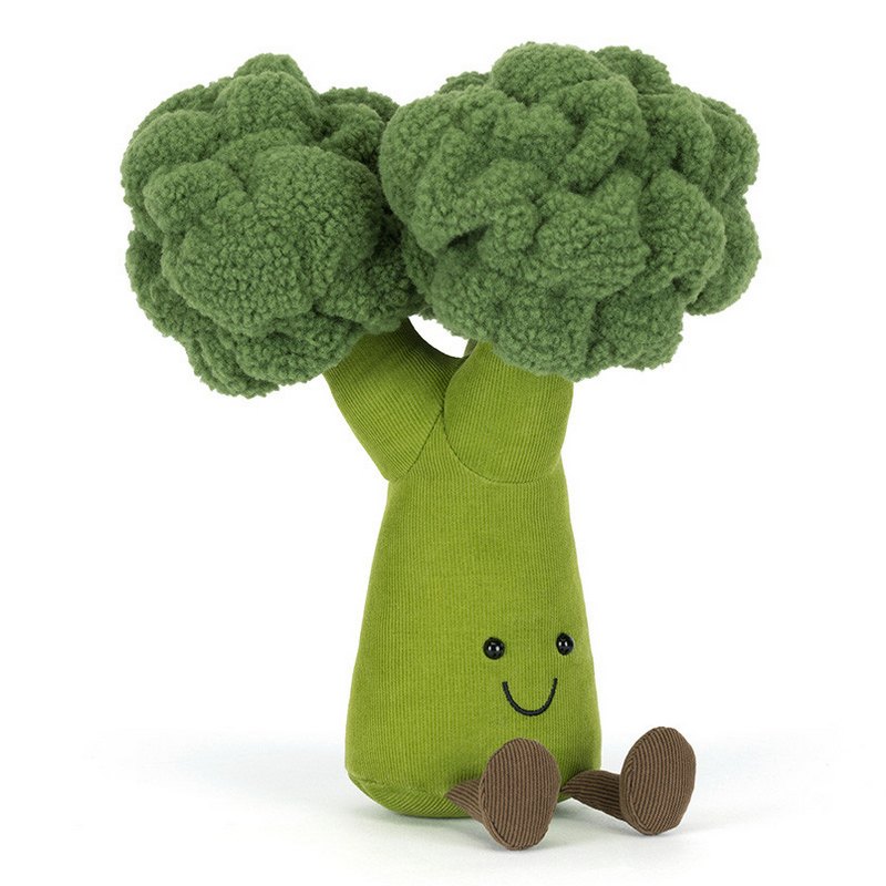 Jellycat Soft Toys Amuseables Broccoli A2BROC angled
