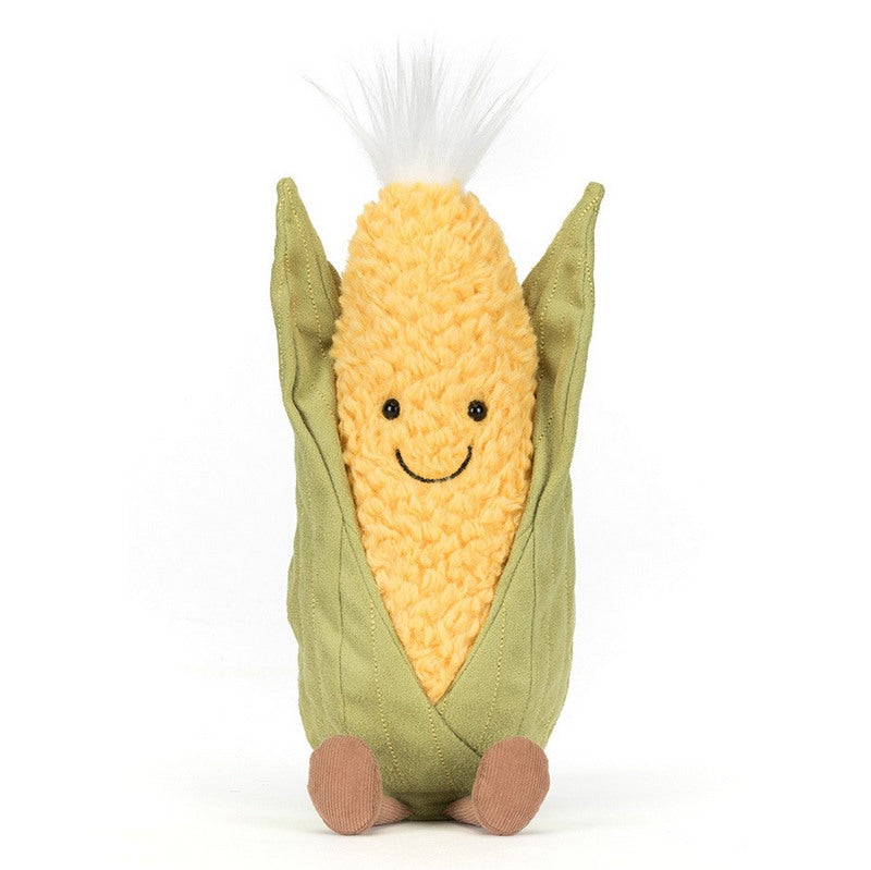 Jellycat Soft Toys Amuseables Sweetcorn A4SWEE front