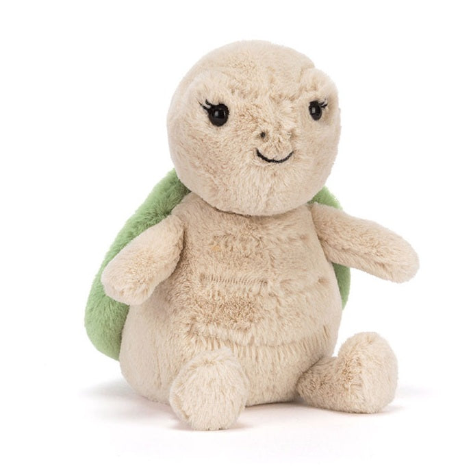 Jellycat Soft Toys Thimble Turtle TS4TUR angled