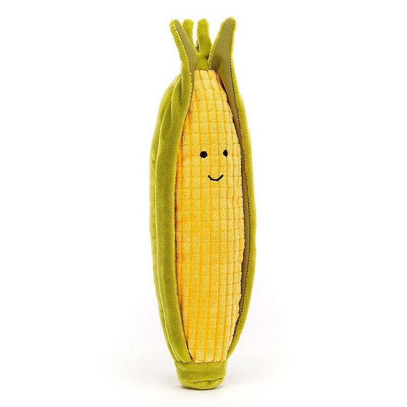 Jellycat Soft Toys Vivacious Vegetable Sweetcorn VV6SC front