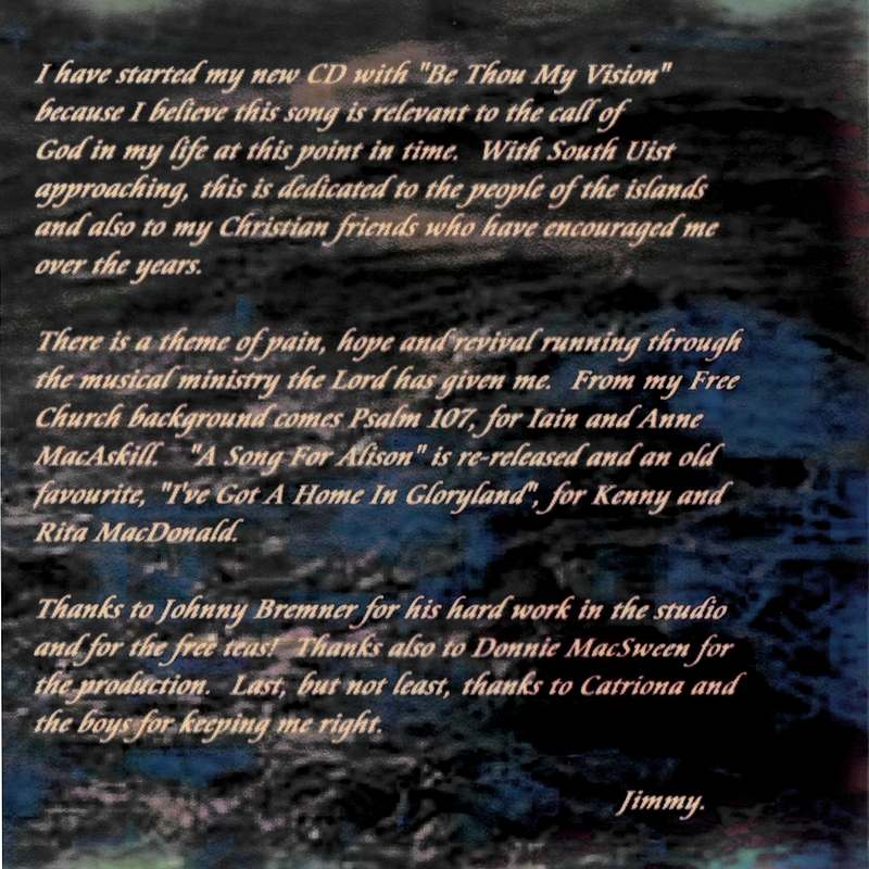 Jimmy Gunn - The Winds Of Revival JMBJG1 CD rear