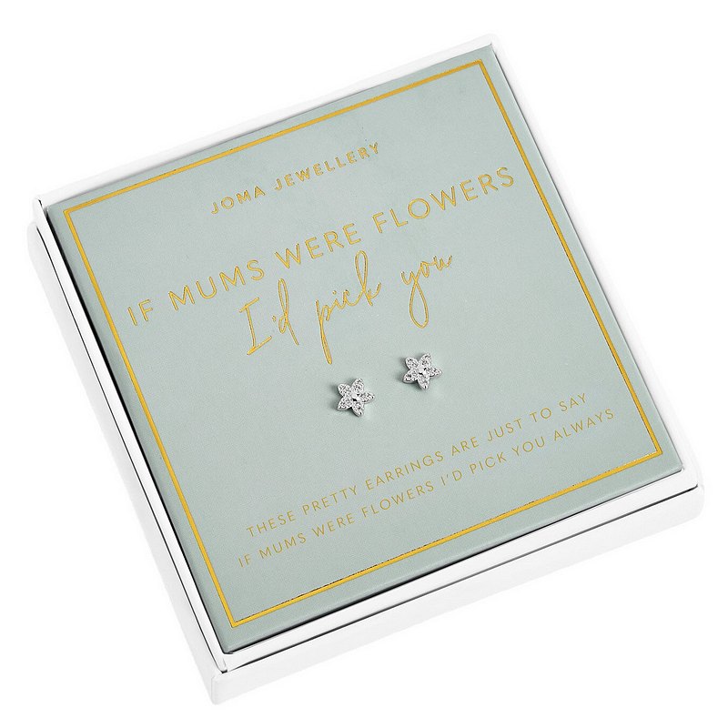 Joma 5937 Boxed A Little Earrings If Mums Were Flowers I'd Pick You packaging