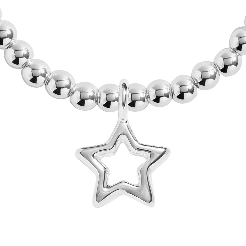 Joma C929 A Little Happy Christmas Kids Stocking with Bracelet and 2 Hair Clips bracelet detail