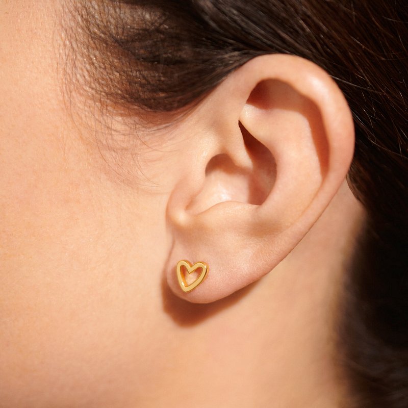 Joma Jewellery 6234 Beautifully Boxed Gold Earrings Beautiful Friend on model