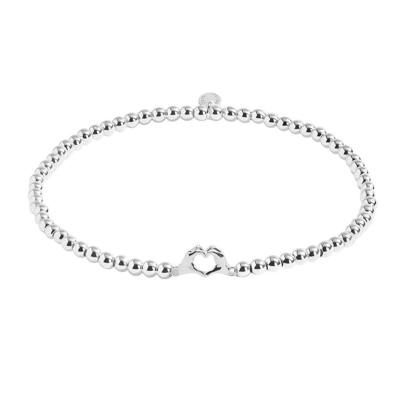 Joma Jewellery 7019 A Little Friendship Laughter Happiness Bracelet Silver