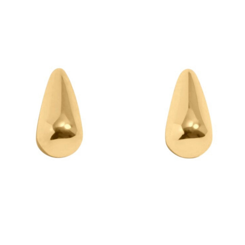 Joma Jewellery 8649 Lumia Drop Stud Earrings Gold front
