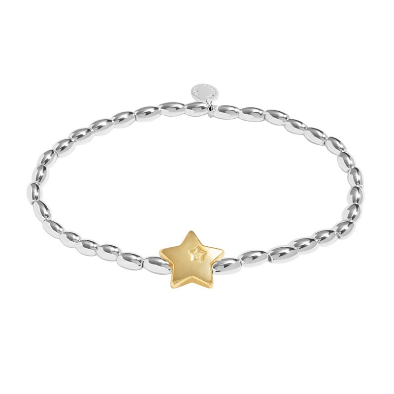 Joma Jewellery 9237 Christmas Wish Merry Christmas Bracelet Pink Red Star Bauble bracelet