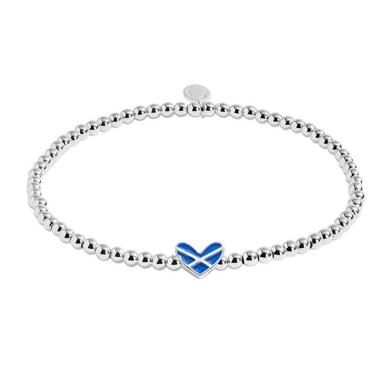 Joma Jewellery 9408 A Wee I Love Scotland Bracelet