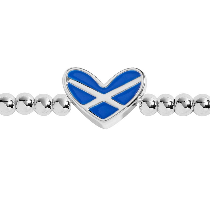 Joma Jewellery 9408 A Wee I Love Scotland Bracelet detail