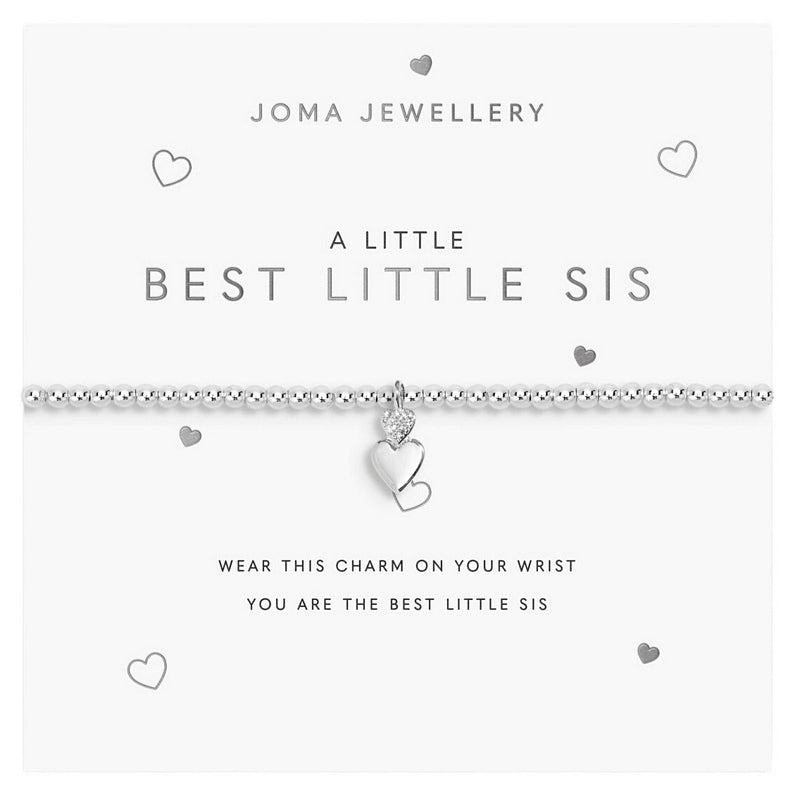 Joma Jewellery 9512 A Little Best Little Sis Bracelet front