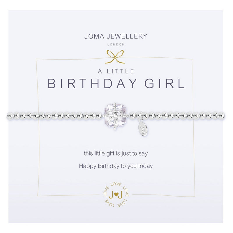 Joma Jewellery A Little Birthday Girl Crystal Bracelet 688 main