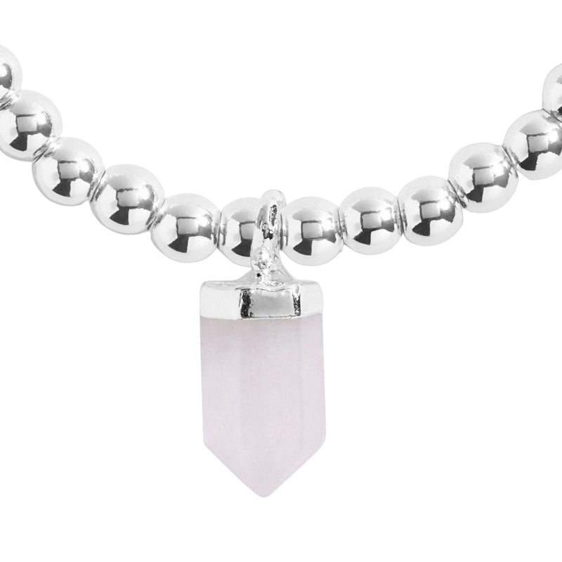A Little Love Rose Quartz Bracelet 5258 detail