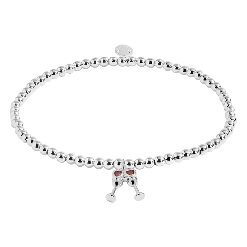 Joma Jewellery A Little Sip Sip Hooray It's Your Birthday Bracelet 9500 main
