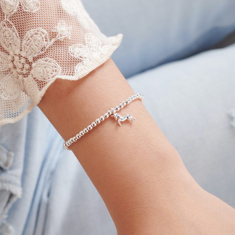 Joma Jewellery A Little Special Unicorn Child's Bracelet C708 on child