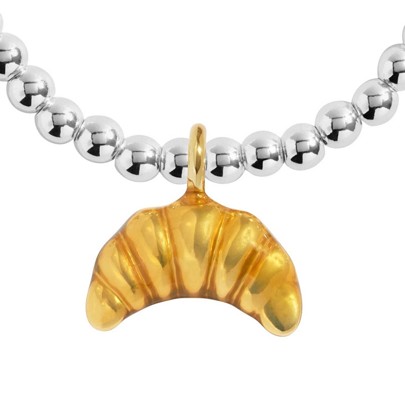 Joma Jewellery A Little Vibes Babes Who Brunch Bracelet 9838 charm detail
