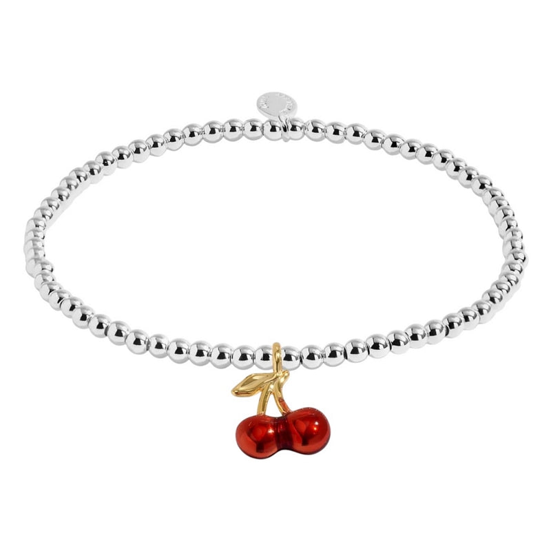 Joma Jewellery A Little Vibes Cherry On Top Bracelet 9832 main