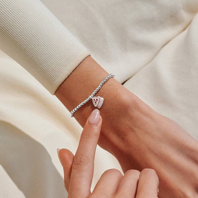 Joma Jewellery A Little Vibes Life Is Sweet Bracelet 9835 on model