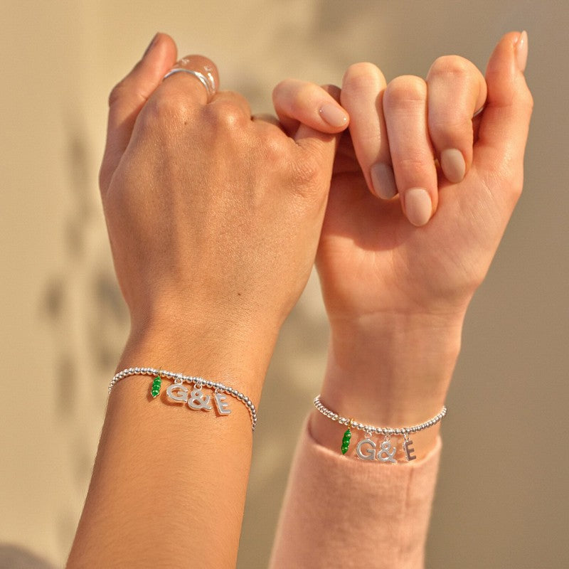 Joma Jewellery A Little Vibes Peas In A Pod Bracelet 9842 lifestyle