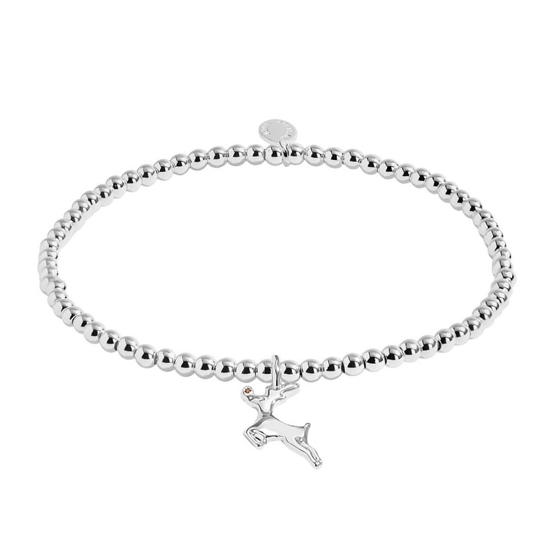 Joma Jewellery C890 A Little Christmas Rudolph The Reindeer Child's Bracelet