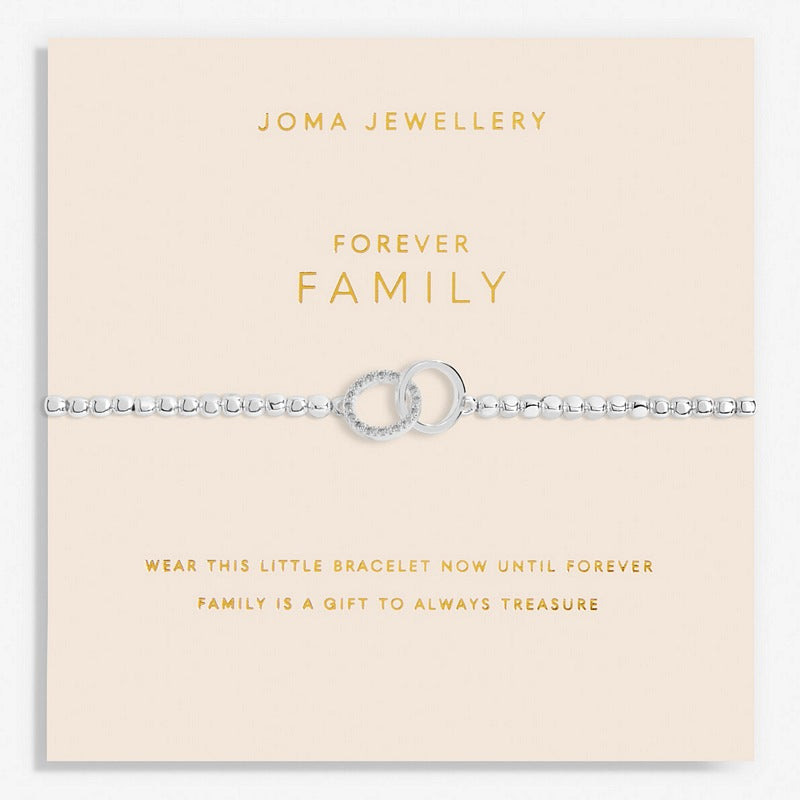 Joma Jewellery Forever Family Bracelet 6156 on card