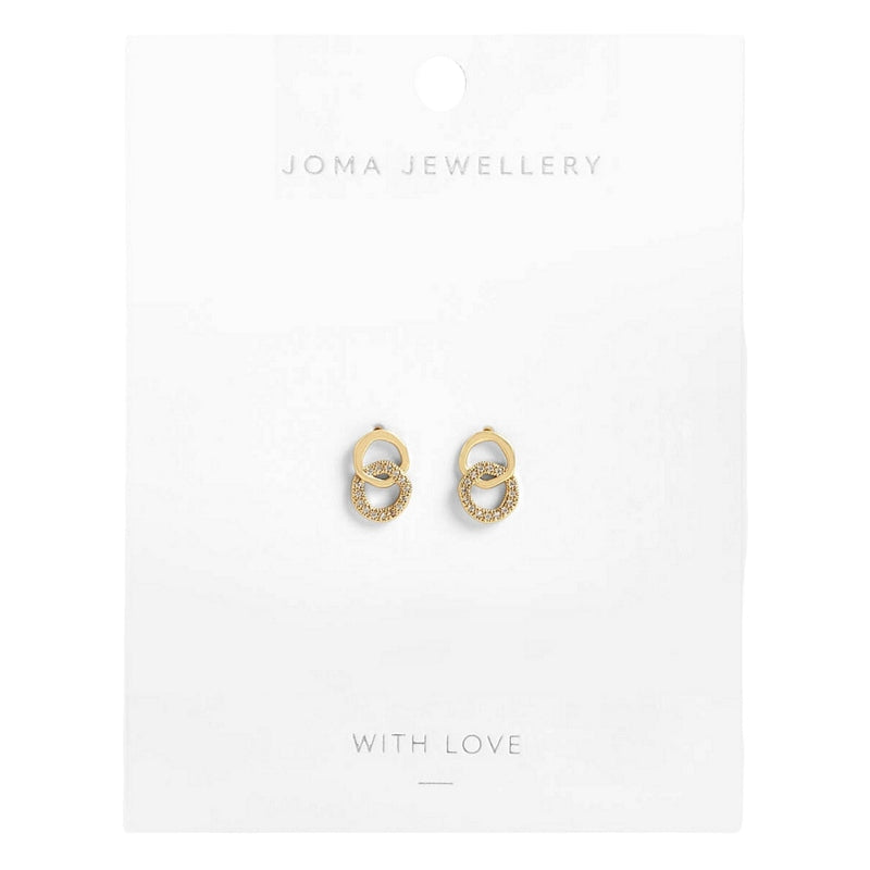 Joma Jewellery Golden Hour Earrings 5916 on card