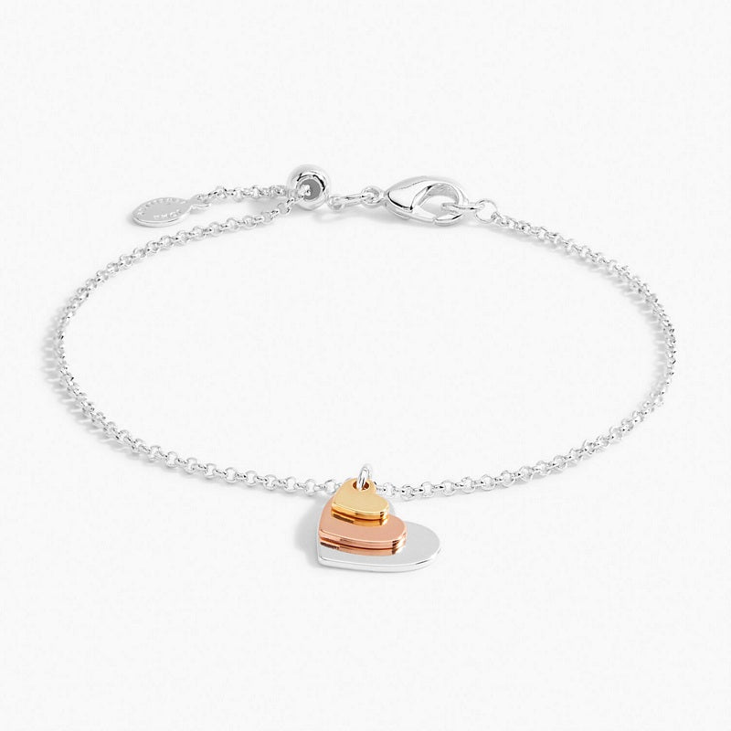 Joma Jewellery Graduating Hearts Bracelet 6394 main