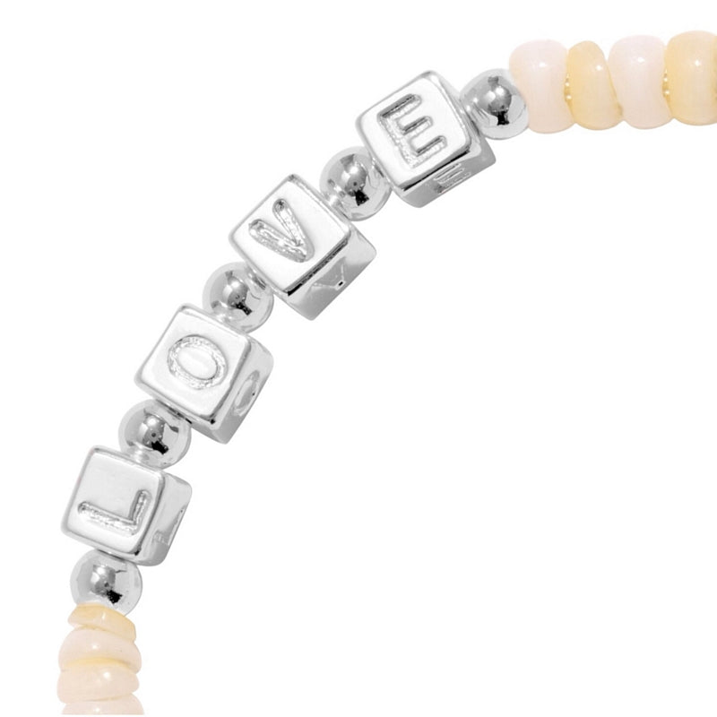 Joma Jewellery Happy Little Moments Love You To The Moon Child's Bracelet C818 love detail