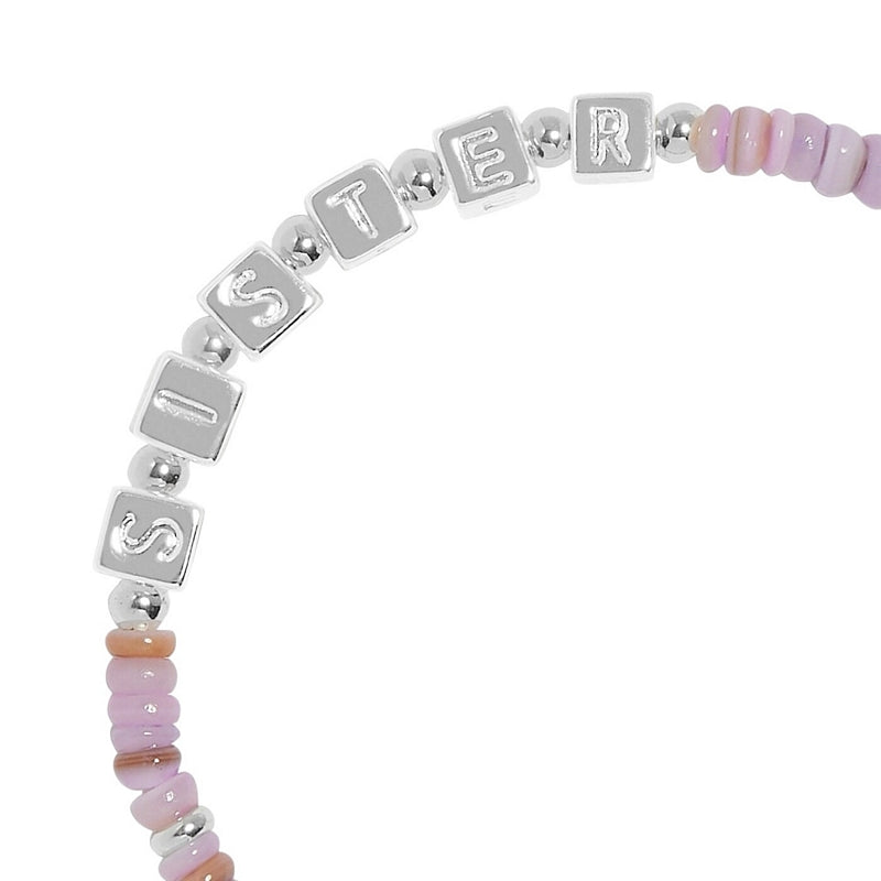 Joma Jewellery Happy Little Moments Super Sister Child's Bracelet C739 letter beads
