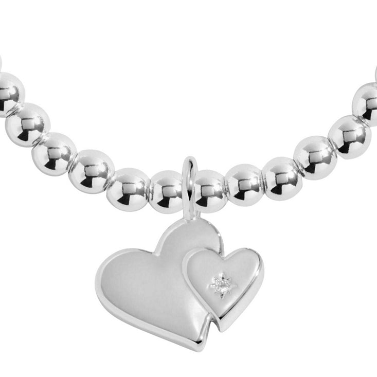 Joma Jewellery Mother's Day A Little Mother and Daughter Bracelet 9763 charm detail