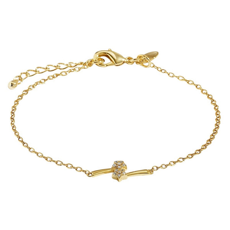 Joma Jewellery Style Stories Stars Bracelet Gold Plate 9207 main