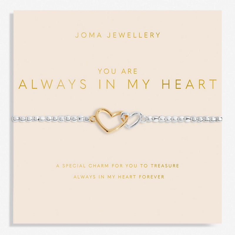 Joma Jewellery You Are Always In My Heart Bracelet 6164 on card