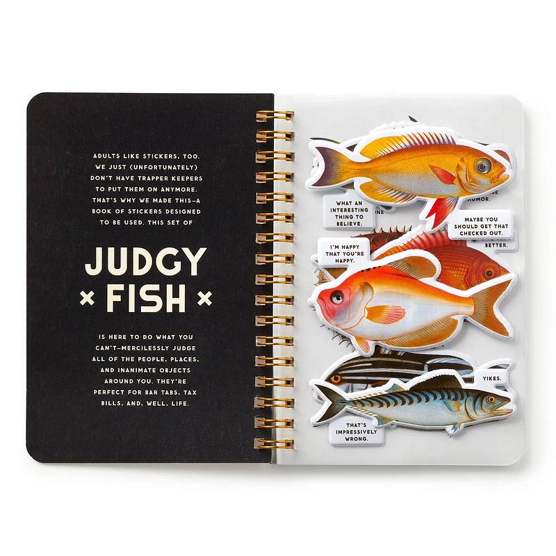 Judgy Fish Sticker Book
