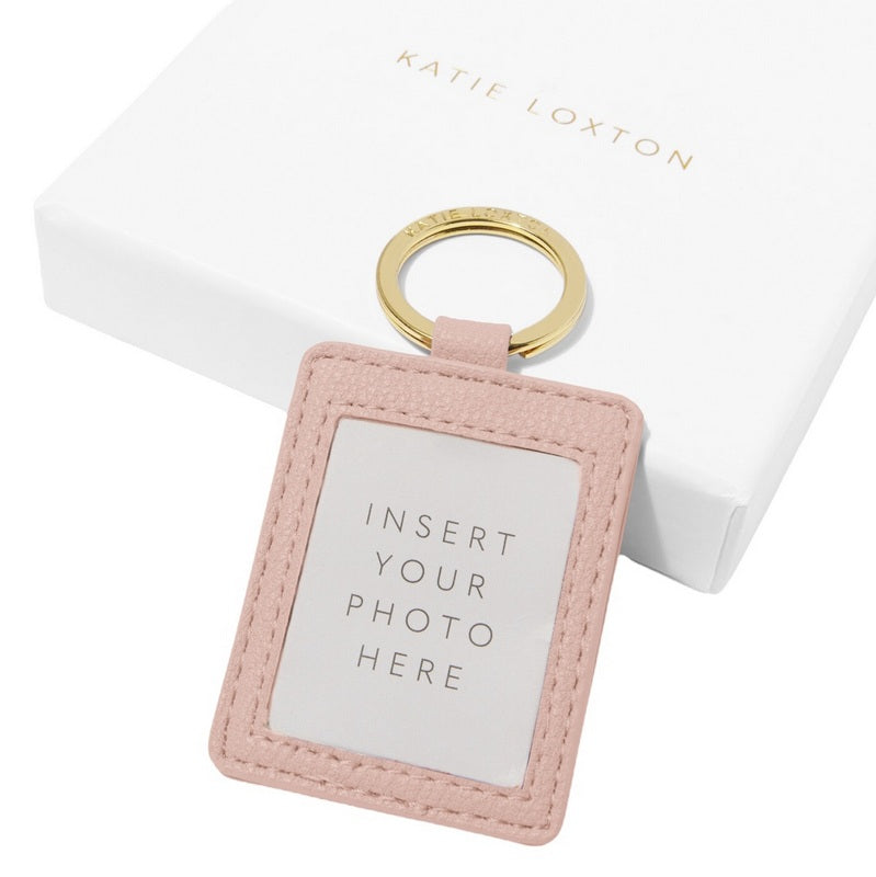 Katie Loxton Beautifully Boxed Photo Keyring Best Mum in Dusty Pink KLB3051 rear
