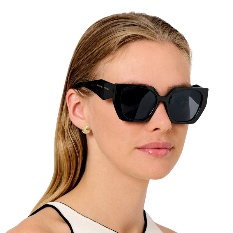 Katie Loxton Corsica Sunglasses in Black KLSG089 model