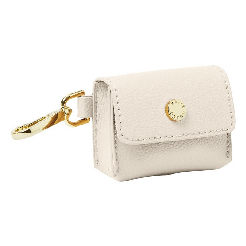 Katie Loxton Evie Clip On Airpod Case in Eggshell KLB2886 front