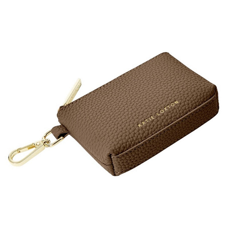 Katie Loxton Evie Clip On Coin Purse in Mink KLB2879 bottom