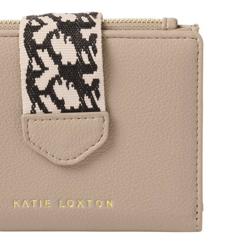Katie Loxton Hallie Purse in Light Taupe KLB3857 detail