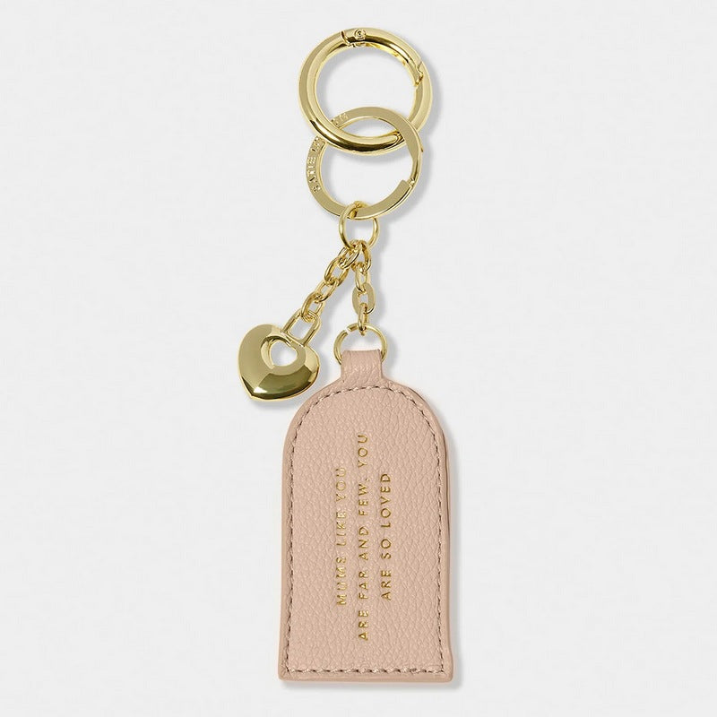 Katie Loxton Keepsake Charm Keyring Mum in Nude Pink KLB3403 front
